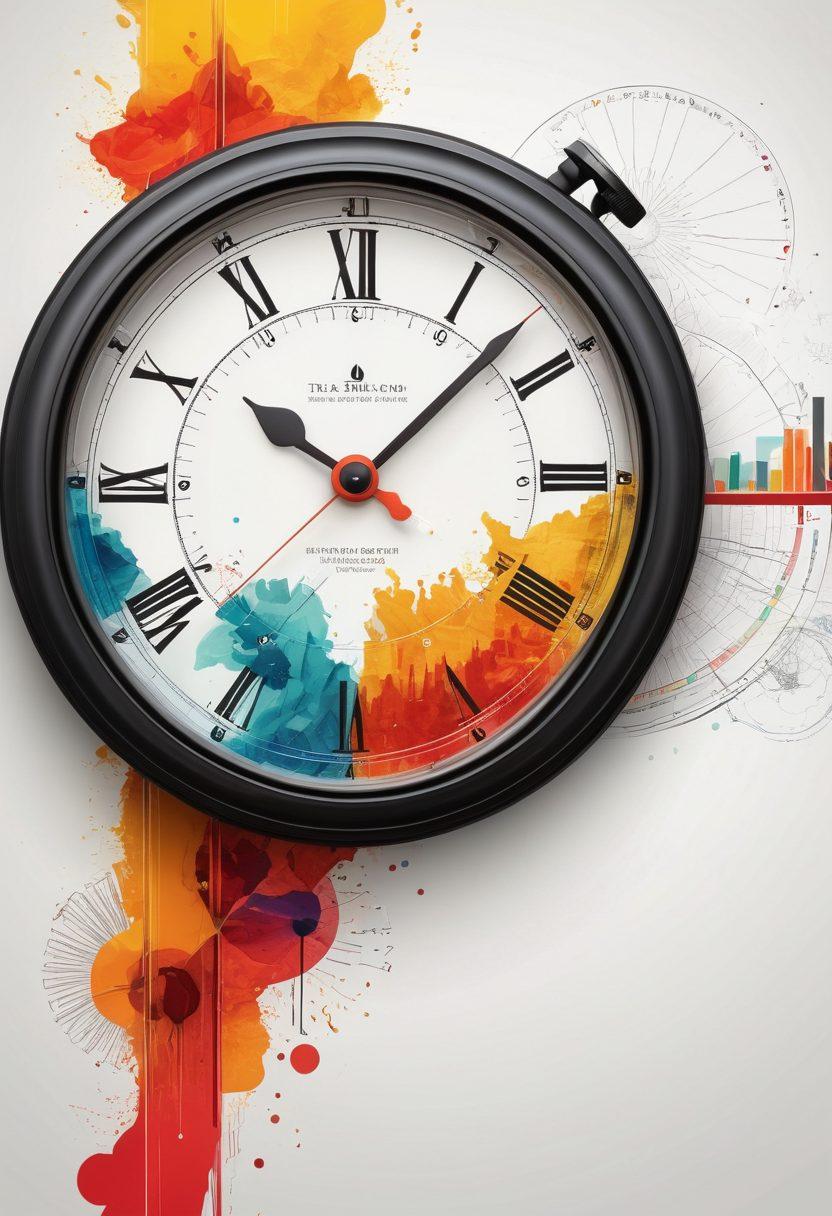 A dynamic timeline stretching across a rich landscape depicting significant historical events, infused with colorful data visualizations like graphs, charts, and infographics. Encompass ancient to modern times, blending elements like time capsules, clocks, and icons representing different eras. The scene conveys a sense of discovery and progression, engaging the viewer with vibrant colors and intricate details. super-realistic. vibrant colors. white background.